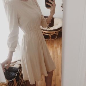 Vintage Raw Silk Dress
